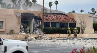 Firefighters are responding to a powerful explosion at a reproductive clinic in Palm Springs that rocked the area late Saturday morning