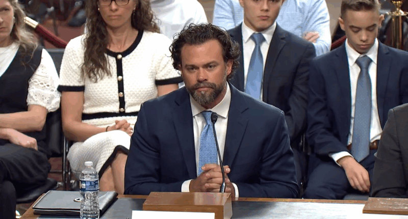 Matt Lohmeier at his confirmation hearing.