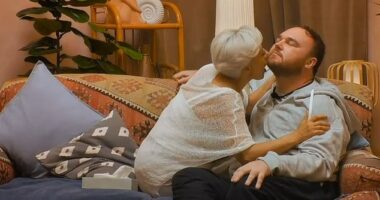 A first look at what viewers can expect from Channel 4 's brand new show Virgin Island shows one of the contributors getting VERY up close and personal with one of the programme's sex experts