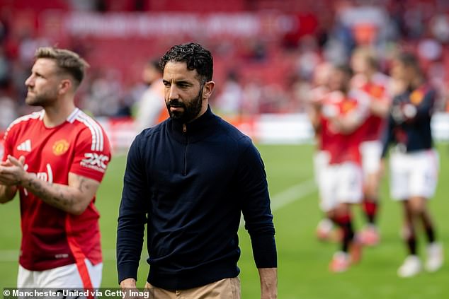 Ruben Amorim has won just six of his 26 Premier League matches in charge of Manchester United
