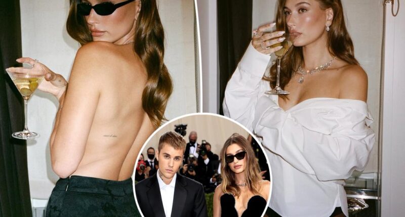 Hailey Bieber ditches top for intimate photo shoot