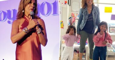 Hoda Kotb's mom friend group rebranded as 'MFers' at the launch party for her Joy 101 app