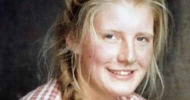 She had a bright future ahead of her when she rocked up to her would-be-husband's farm as a bright-eyed 21-year-old model with aspirations to be a shepherdess in 1996 [pictured as a teen]