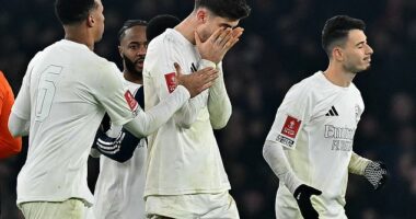 Kai Havertz and his family faced vile abuse on social media after the FA Cup defeat by Manchester United