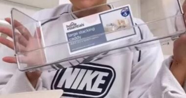 Is B&M turning posh? Fans include the likes of Molly-Mae Hague (pictured), who has partnered with them for ads and filmed herself shopping there