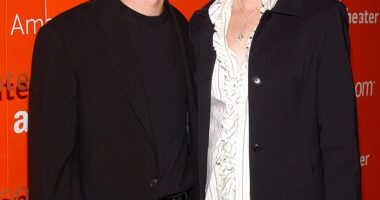 THEN: Amazon founder Jeff Bezos (pictured, left) with his ex-wife MacKenzie (pictured, right) in 2004, 10 years after founding Amazon. The couple finalised their divorce in 2019