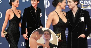 How Kylie Jenner helped Timothée Chalamet get ready for their red carpet debut