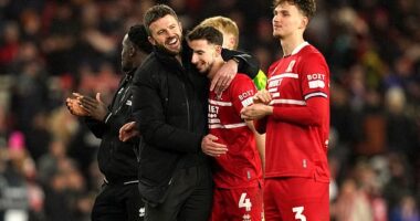 At Boro, Carrick has overseen a play-off campaign, taken his side to an EFL Cup semi-final, narrowly missed out on the top six last time out, and is making a late play-off push this season