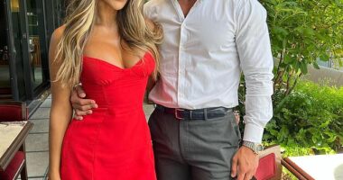 From two TV boyfriends who have been branded 'showmances', a controversial appearance on Celebrity Big Brother and a secret love who she 'betrayed' with Curtis Pritchard - How fame is Ekin Su's one true love! (pictured with ex Davide Sanclimenti)