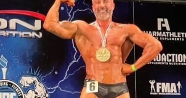 A doctor currently on trial following the death of Diego Maradona competed in a bodybuilding show in Argentina