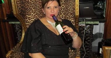 Chantelle Woolston, from Southampton, Hampshire, had hoped that a 'mummy makeover' would be the answer to her excess skin left behind after losing nearly half her body weight using a gastric sleeve (pictured before her weight-loss)