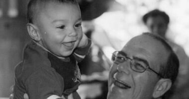 Hamp Simmons (seen with his grandson), who worked as a nanny to the rich and famous, has lifted a lid on some of the glamorous perks that came with the gig... as well as the downsides