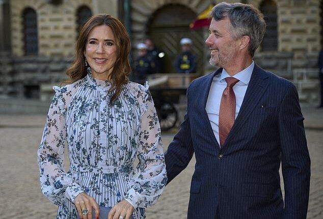 Queen Mary joined her husband King Frederik X of Denmark to host the UN Chief Executives Board Dinner on 7 May, while wearing her unmissable aquamarine statement ring