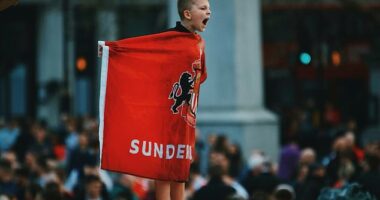 This Sunderland fan radiates an optimism and defiance which will be carried into Wembley Stadium this weekend