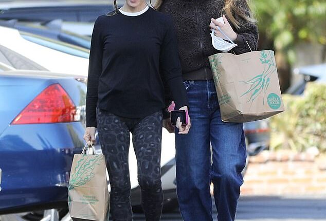 Violet, 19, the daughter of Ben Affleck, 52, and Jennifer Garner, 53, recalled having a tense argument with her mom in a candid essay for Yale (Garner and Violet pictured May 18 in Los Angeles)