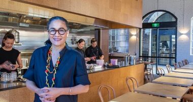 Celebrity chef Kylie Kwong, 55, revealed her top Western Sydney dining picks - including the well-priced Temasek restaurant in Parramatta