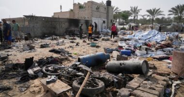 Israeli airstrikes kill 100 in Gaza Strip, with ‘complete families’ wiped out amid ceasefire talks