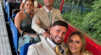 Jacqueline Jossa and Dan Osborne looked close as they cosied up to one another at a friends' wedding on Saturday