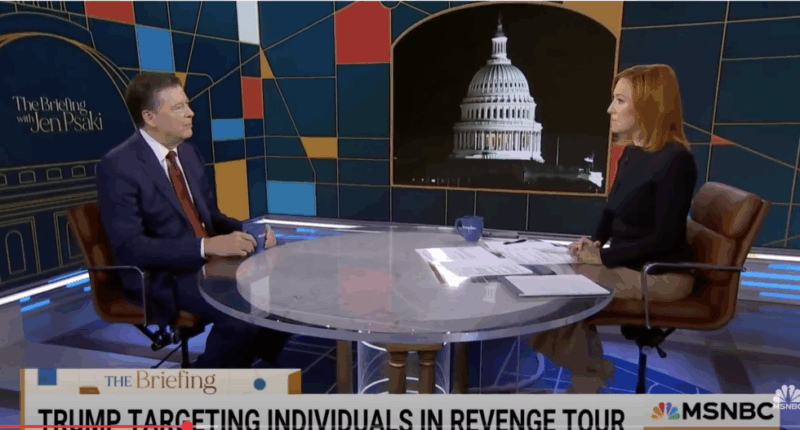 James Comey, Who Should Be In Prison, Shills On Psaki's Show
