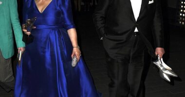 The great and the good of the television world put their best foot forward on Sunday night as they made their way home from the 2025 BAFTA Television Awards [Ruth Jones and James Corden pictured]