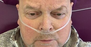 James was diagnosed with stage four kidney cancer in 2020. He was previously given just three months to live when he contracted kidney cancer in 2000 (throwback image)