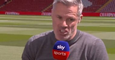 Arsenal fans are annoyed with Jamie Carragher's claim that Declan Rice may consider leaving