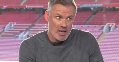 Carragher argued Arsenal will consider sacking Arteta if he does not win a trophy next season