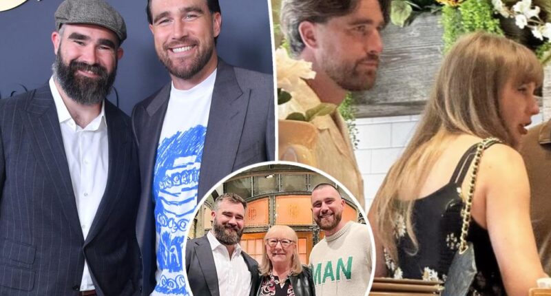 Jason Kelce on Mother's Day brunch with Taylor Swift and Travis Kelce