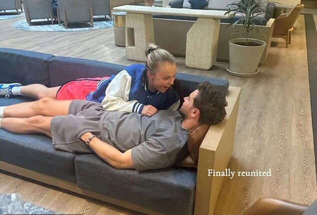 JoJo Siwa has finally been reunited with Chris Hughes, as he shared a cosy snap with the dancer after jetting to Mexico ahead of her 22nd birthday
