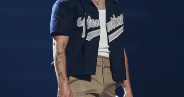 Joe Jonas, 35, gave an insight into his co-parenting relationship with ex-wife Sophie Turner, 29, less than two years after their separation; He is pictured 2023 in Detroit