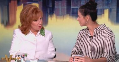 The View's Joy Behar pleaded with Sarah Silverman to kiss her during Thursday's episode