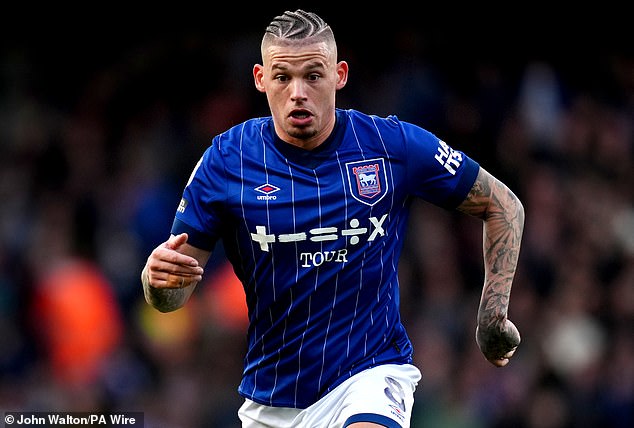 Kalvin Phillips (pictured for Ipswich Town) has undergone an operation on an Achilles problem