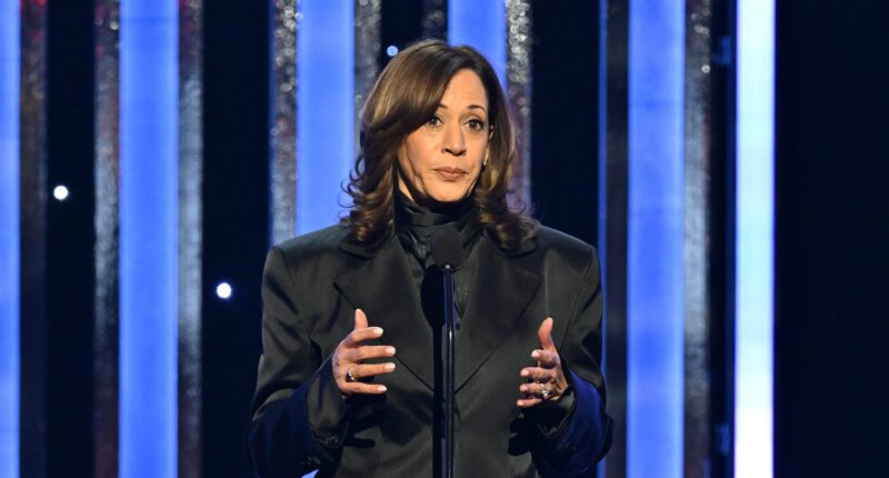  Kamala Harris Viral Two-Step Dance President Trump's First 100 Days Comments Videos