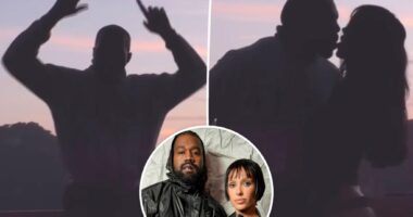Kanye West and Bianca Censori touch tongues in dance video