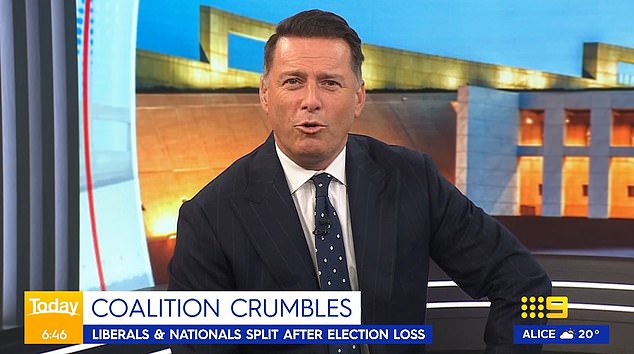 Karl Stefanovic has unleashed after Liberal deputy leader Ted O'Brien pulled out of his Today Show appearance 20 minutes before the segment went live