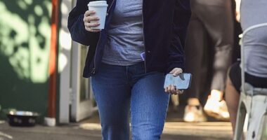 Kate Ritchie stepped out for a casual morning coffee run in Sydney on Sunday amid her ongoing extended break from her Nova's top-rating breakfast show