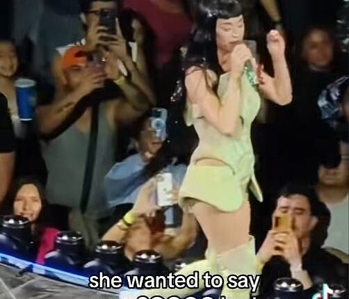 One content creator went as far as to share side-by-side footage of Katy and Taylor's tours and claim: 'Watch Katy plagiarize Taylor's entire Eras speech and concept'