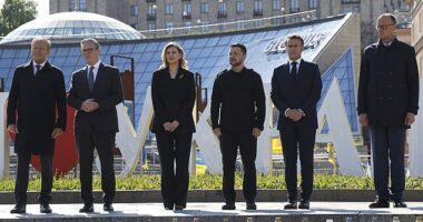 Prime Minister Sir Keir Starmer has arrived in Kyiv to meet with President Zelensky and other European leaders today