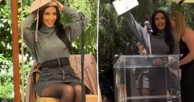 Kim Kardashian celebrates 'finally' earning law degree at surprise graduation