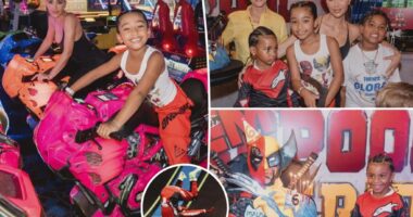 Kim Kardashian celebrates son Psalm's 6th birthday at 'Deadpool & Wolverine' bash
