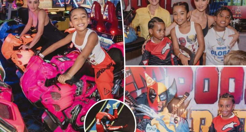 Kim Kardashian celebrates son Psalm's 6th birthday at 'Deadpool & Wolverine' bash