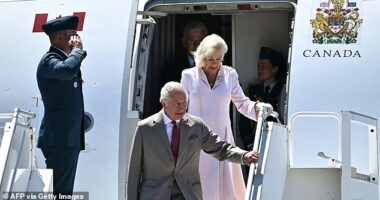 King Charles and Queen Camilla touch down in Ottawa ahead of formally opening parliament