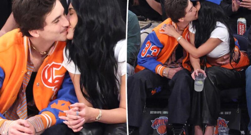 Kylie Jenner and Timothée Chalamet passionately make out at Knicks game