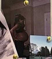 Meghan's image of her pregnancy bump has come under fire, with trolls claiming the bare bump is too ¿shiny¿, ¿far too high¿, ¿transparent¿ and even suggesting you can ¿see the straps¿ of a prosthetic belly