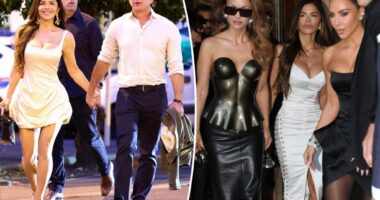 Lauren Sánchez and fiancé Jeff Bezos reunite in France after her star-studded bachelorette weekend