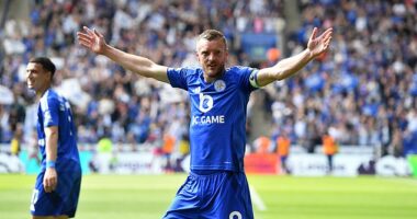 Leicester 2-0 Ipswich: Jamie Vardy scores 200th goal in 500th and final appearance for the Foxes