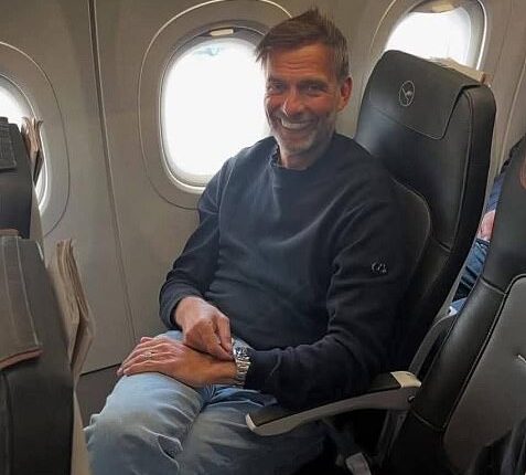 Jurgen Klopp has jetted into Liverpool ahead of their final Premier League game of the season