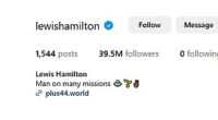 Lewis Hamilton has surprised fans by unfollowing everyone, including his dog, Rocco, on Instagram