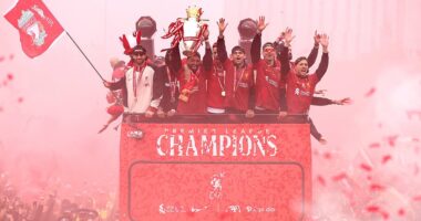 Liverpool parade carnage: Driver smashed into men, women and children at league title party before bystanders screaming 'kill him' dragged driver out - police update on casualties is imminent