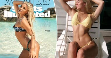 Livvy Dunne gets wet and wild on cover of Sports Illustrated Swimsuit Issue 2025